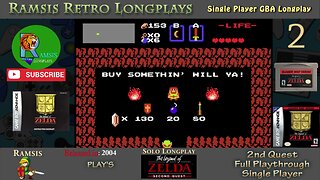 Legend of Zelda - Second Quest (GBA) | Classic NES Edition | Episode #2