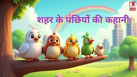 City Birds 🕊️ | Educational Story for Kids 😊