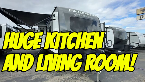 BEST Travel Trailer with a HUGE LIVING Room and KING BED!