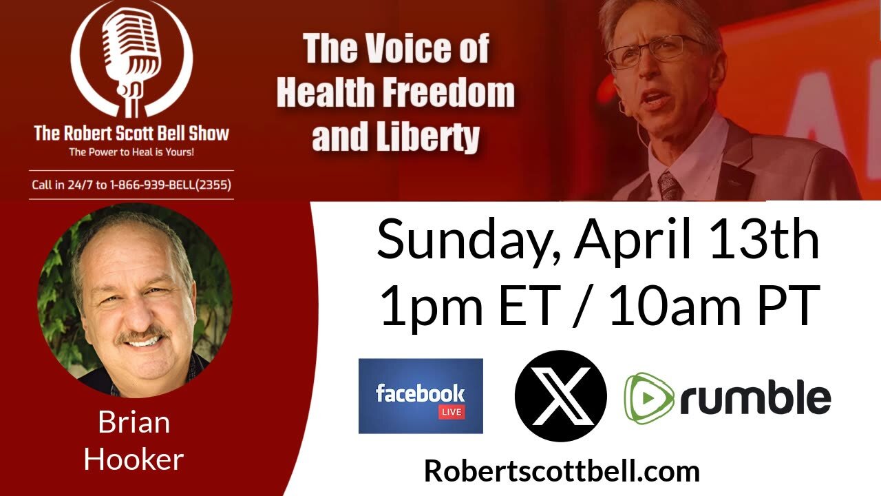 A Sunday Conversation with Brian Hooker PhD - Tylenol, Measles, Autism Risk & Healing Truth - The RSB Show 4-13-25