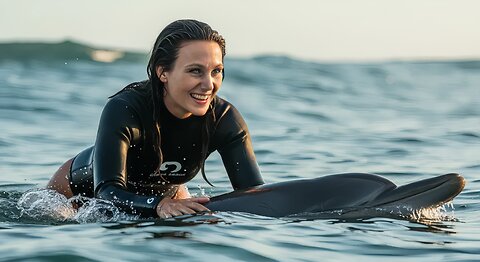 DOLPHIN SURFING