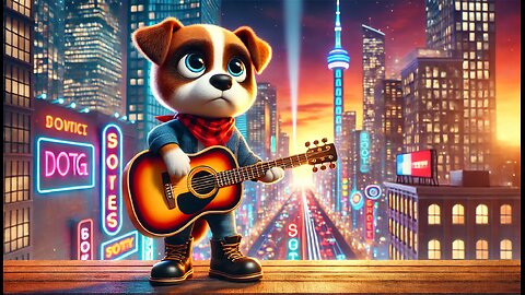 "Dog Chases His Rock Star Dream Against All Odds!"