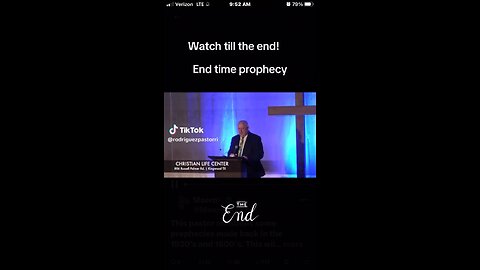 This pastor mentions some prophecies made back in the 1930’s and 1600’s. This will blow your min