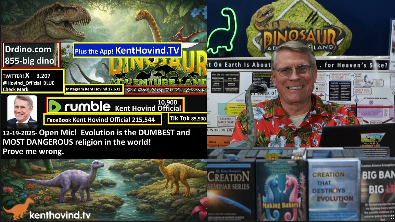 Evolution is dumb and dangerous!