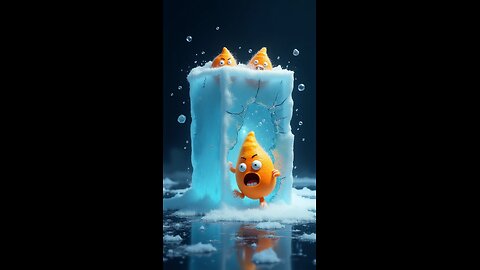 Trapped Inside an Ice Cube – No Way Out! 🧊🚫😨 #animation