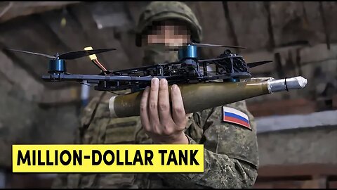 Russia Destroyed NATO's Million-Dollar Tank with This Drone, But How?