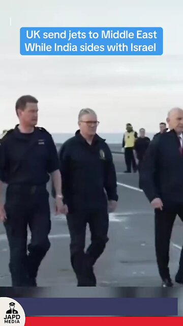 UK deploys jets to Middle East as India declares support for Israel amid rising tensions.