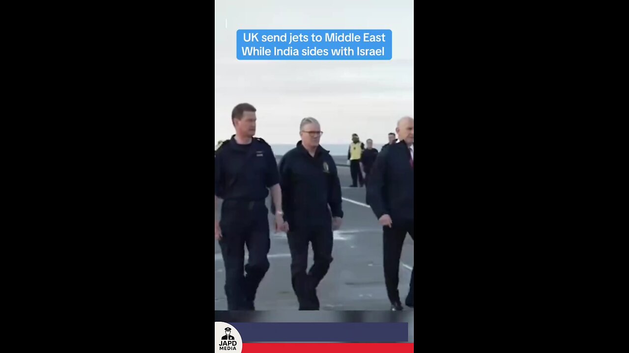 UK deploys jets to Middle East as India declares support for Israel amid rising tensions.