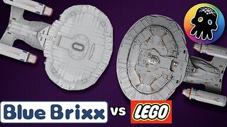 Bluebrixx vs LEGO - Is Bluebrixx's Enterprise D really better than LEGO's?