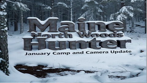 Maine North Woods Hunter January Camp and Camera Update