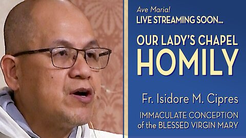 Solemnity of the Immaculate Conception of the Blessed Virgin Mary - December 8, 2025 - OLC HOMILY