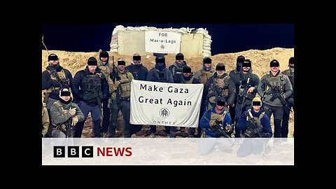 Anti-Islamic US biker gang members run security at deadly Gaza aid sites | BBC News