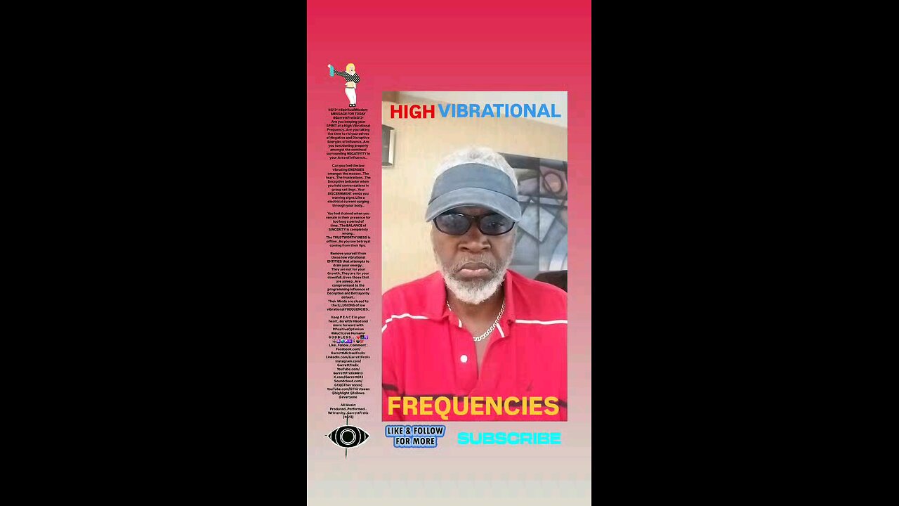 ▪︎HIGH VIBRATIONAL FREQUENCIES▪︎