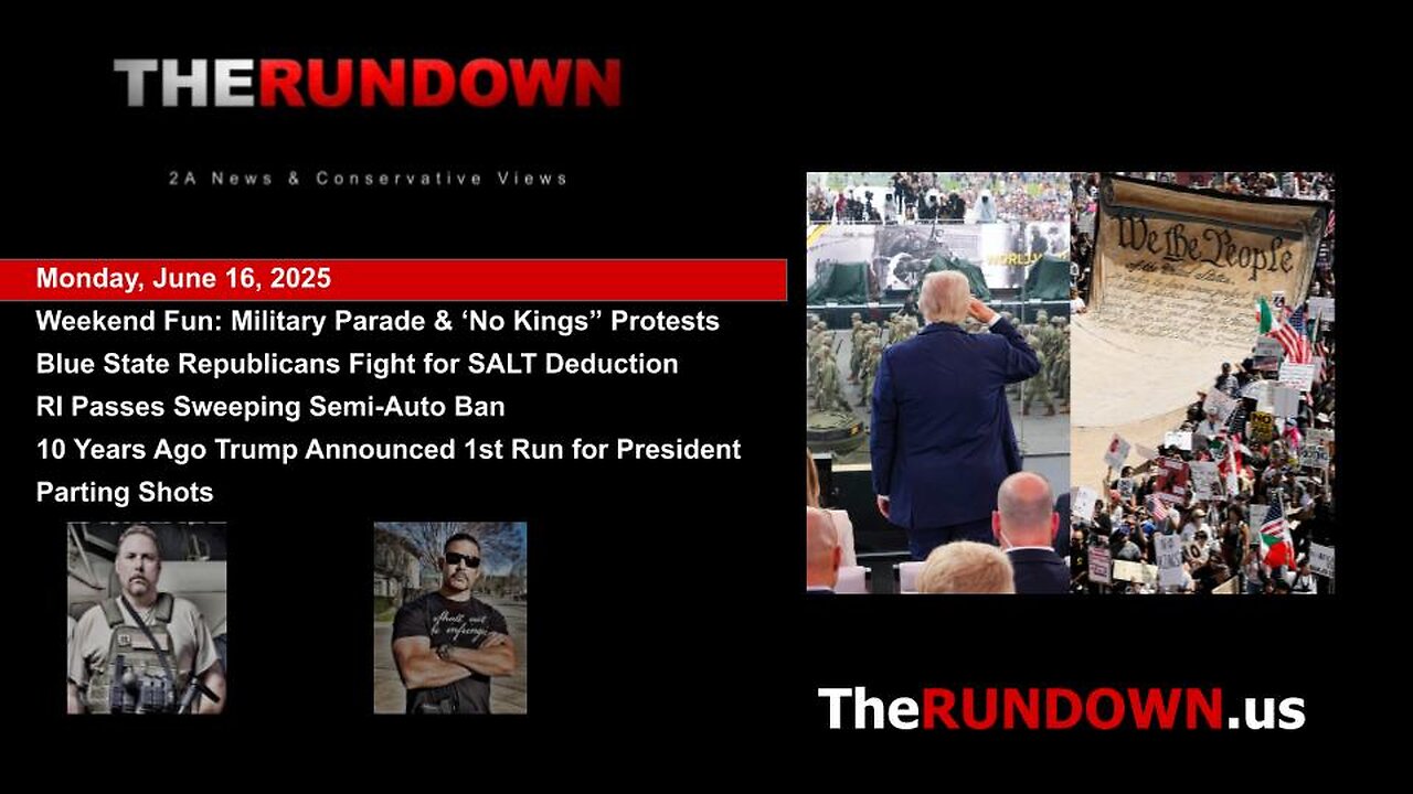 #927 - Military Parade & 'No Kings' Protests. What A Weekend!