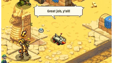 Metal Slug Tactics Eri, Nadia, Leona Run on Lieutenant Difficulty (Herkanet Tombs)