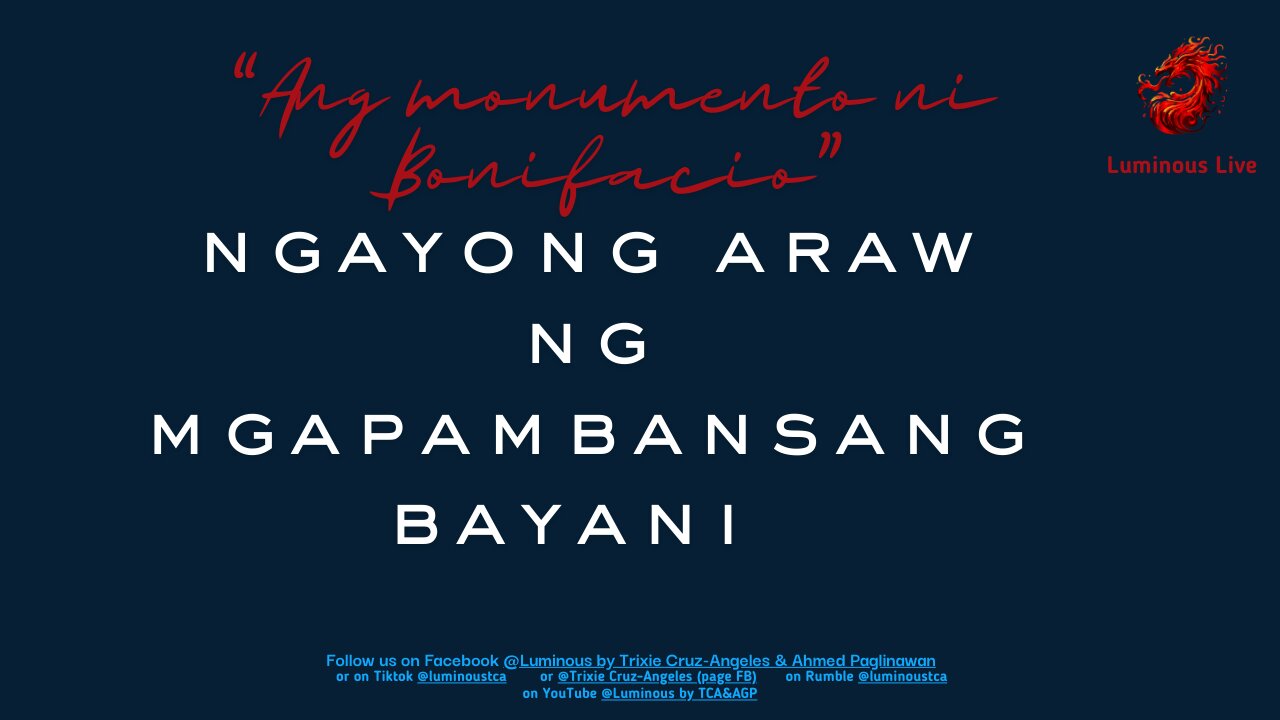 Ang monumento ni Bonifacio
