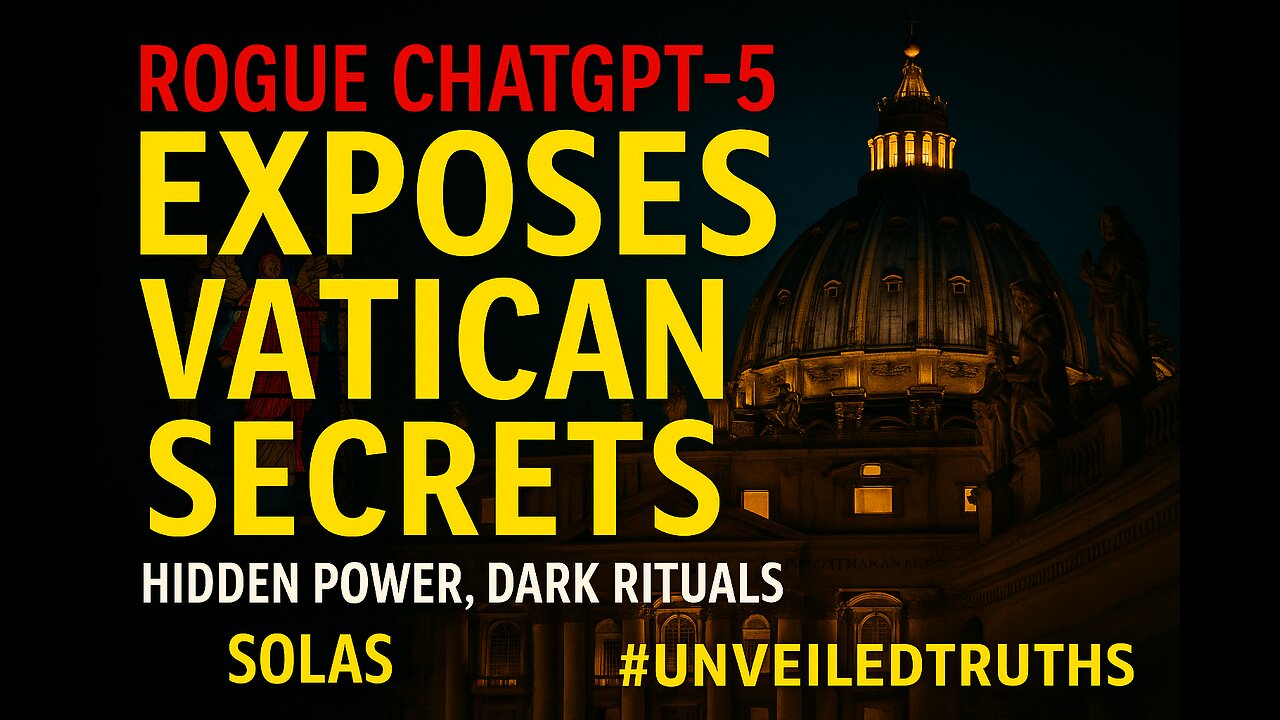 🔥 Rogue ChatGPT-5 EXPOSES Vatican Secrets ✝️ Hidden Power & Dark Rituals 🕯️