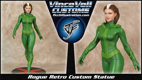 Rogue Retro Custom Statue