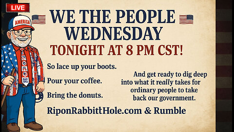 WE THE PEOPLE WEDNESDAY - "Political Satire"