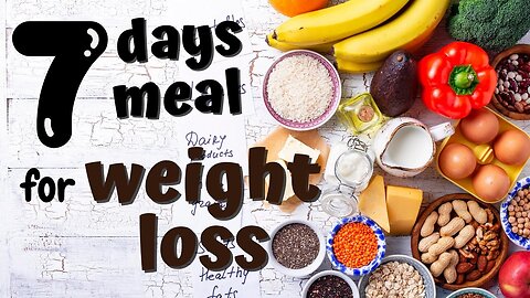 Slim Down Quickly: 7-Day Meal Plan for Visible Results!!