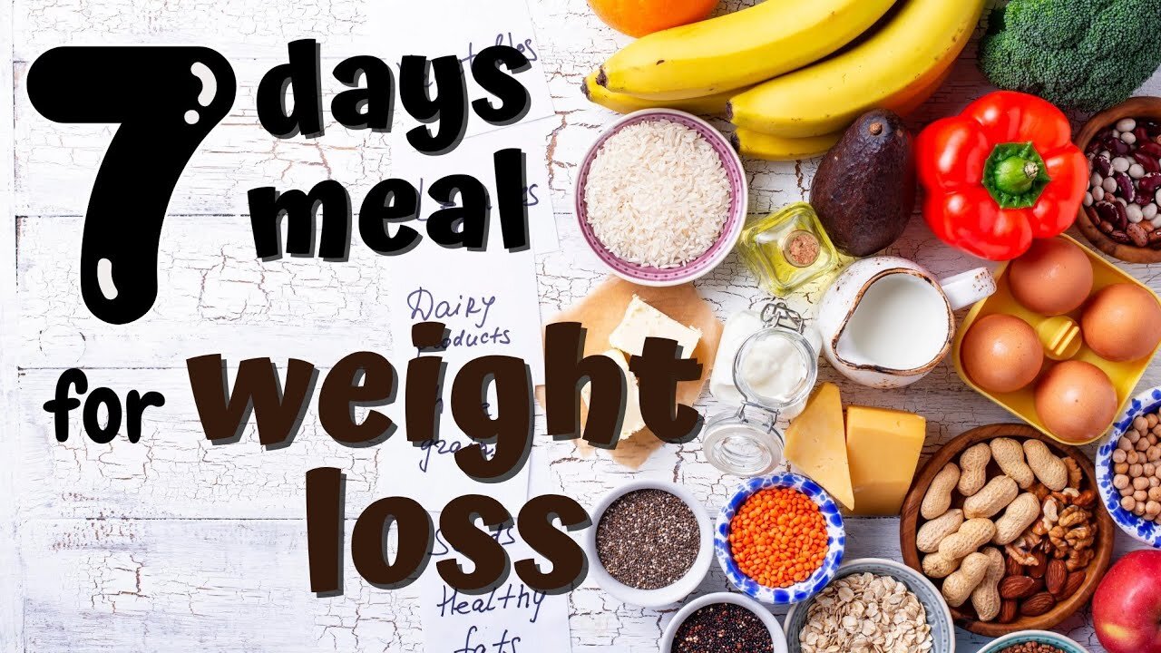 Slim Down Quickly: 7-Day Meal Plan for Visible Results!!