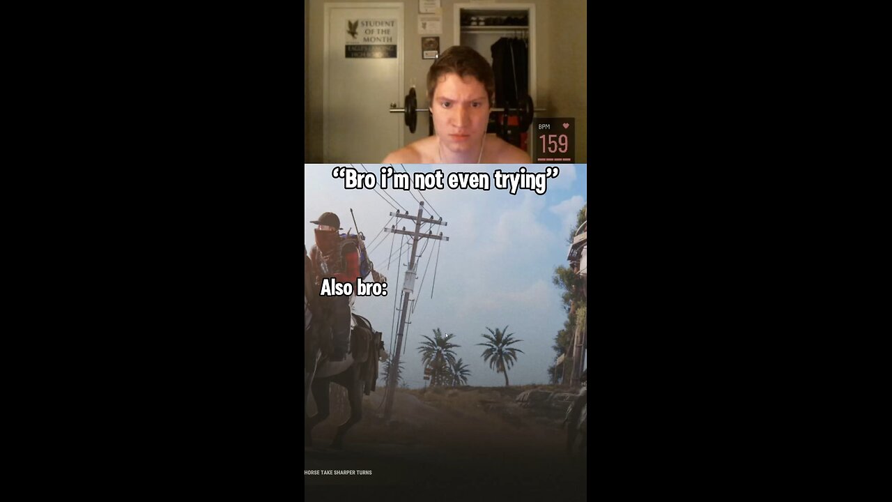 when bro says he’s not even trying