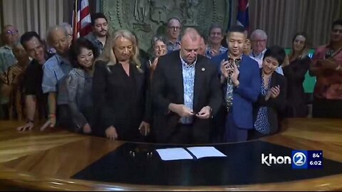 Hawaii Recently Passed Legislation For the 1st CLIMATE TAX IN U.S. HISTORY!