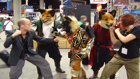 Furry/Furries/Fursonas/Fursuits Fight Brawl With Humans, Guess Who Won?