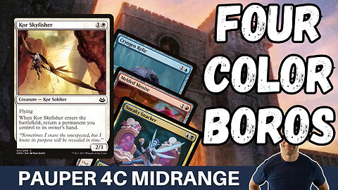 MAJOR MIDRANGE NONSENSE! Pauper Boros Synth went off the deep end and is now a 4 Color Gates Pile!