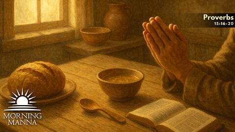 Morning Manna - Oct 28, 2025 - Proverbs 15:16-20 - Better With Little: The Peace of a Righteous Life