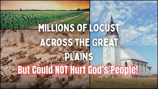 Dreamed A Dream: Saw Millions of Locust Across the Great Plains. But Could NOT Hurt God's People!