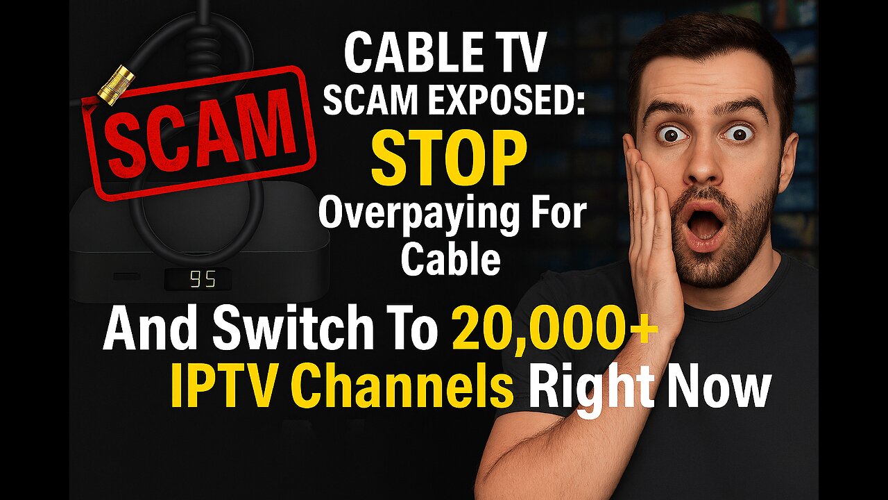 The Cable TV Scam EXPOSED: STOP Overpaying for Cable And Switch To 20,000+ IPTV Channels Right Now!