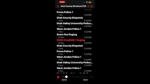 Charlie Kirk Police Scanner Audio