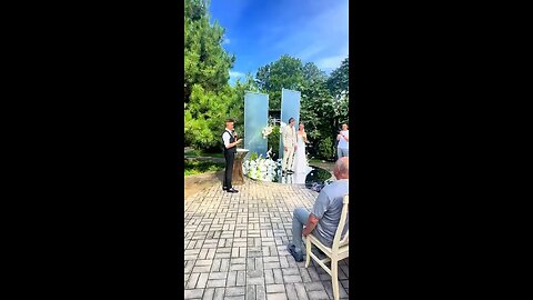 🇷🇺🇺🇦In Sumy, the wedding ceremony took place to the sounds of the flight of the "Geran" UAV
