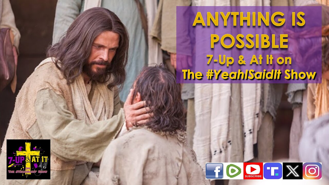 WORD OF THE DAY: MARK 9:23 - ANYTHING IS POSSIBLE
