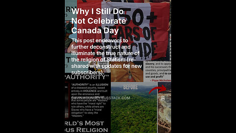 Why I Still Do Not Celebrate Canada Day