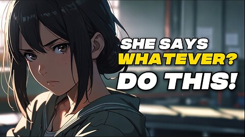 When She Says 'WHATEVER' — Do THIS Immediately!
