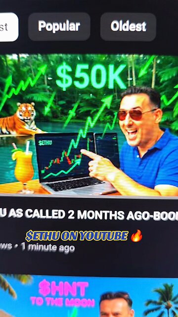$ETHU ON YOUTUBE 🔥