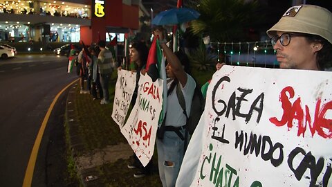 Activistas en Costa Rica se manifiestan contra firma de TLC con Israel