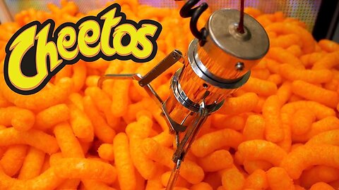 Claw Machine FILLED with CHEETOS?!