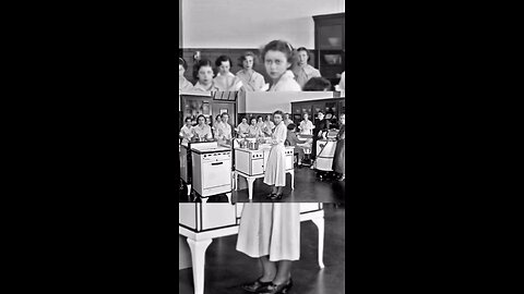 Cooking Class Bethesda Chevy Chase High School 1935 Vintage MD 6-Sec Clip 🍳
