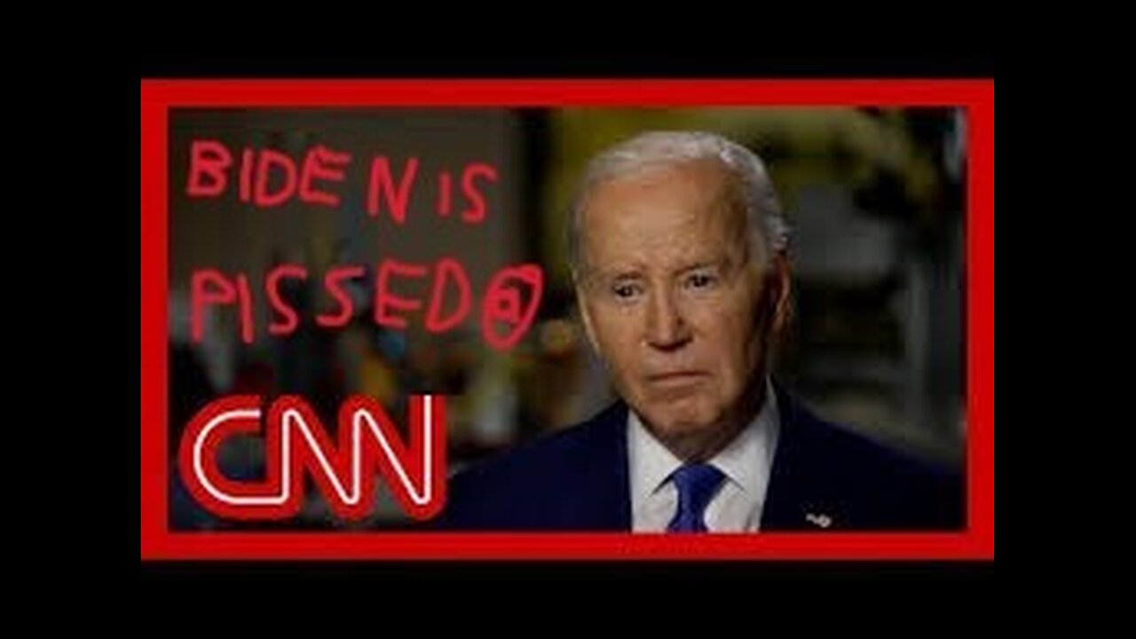 Biden is PISSED @ CNN!