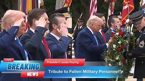 President Trump: U.S We remember. We honor. We are forever in their debt. Memorial Day | MUST WATCH