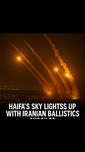 Iranian ‘Missile Shower’ Slams Haifa in Fierce Retaliatory Strike