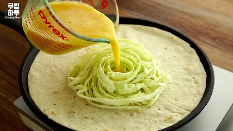 Amazing Cabbage Egg Dish!! Everyone Loves It! I Didn't Know It Would Be This Popular!