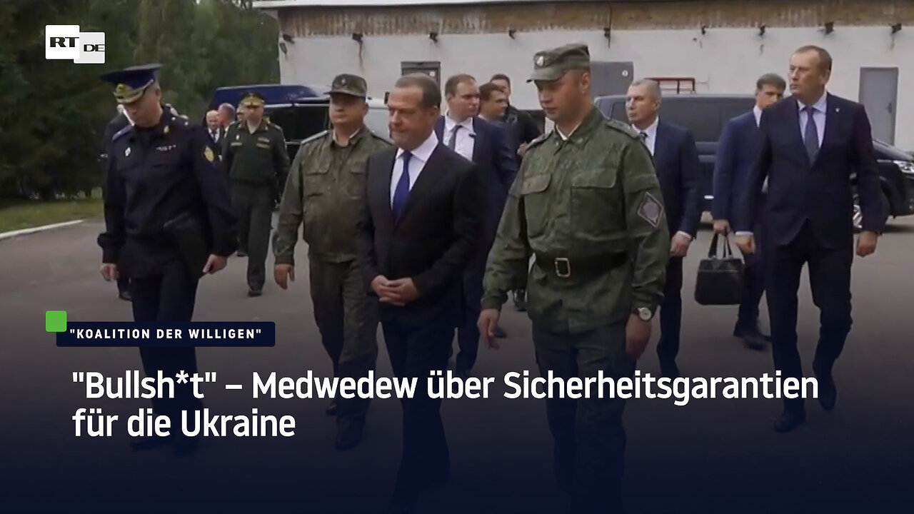 "Bullsh*t" – Medwedew über Sicherheitsgarantien für die Ukraine