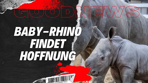 Baby-Rhino findet Hoffnung im Greater Kruger #Artenschutz, #WildtierRettung, #Naturschutz,