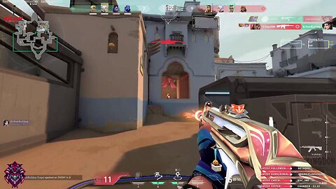 Three enemies easily downed in Valorant