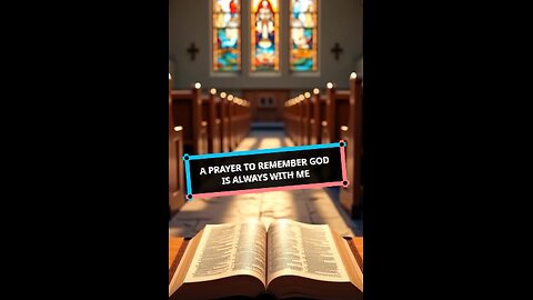 A Prayer to Remember God is Always with Me
