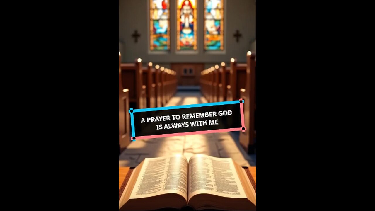 A Prayer to Remember God is Always with Me